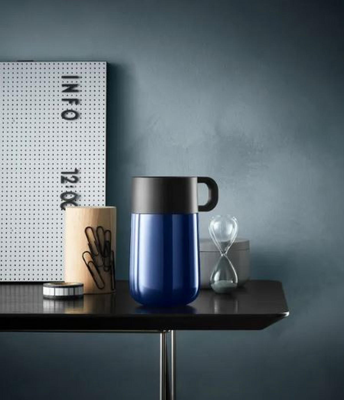 THERMOBECHER Travel Mug 0,3 l  - Blau, Design, Kunststoff/Metall (0,3ml) - WMF