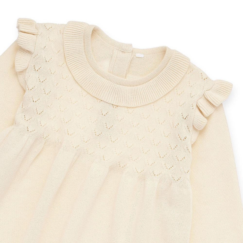KLEID Little Prinzess  - Creme, Basics, Textil (86null) - Patinio