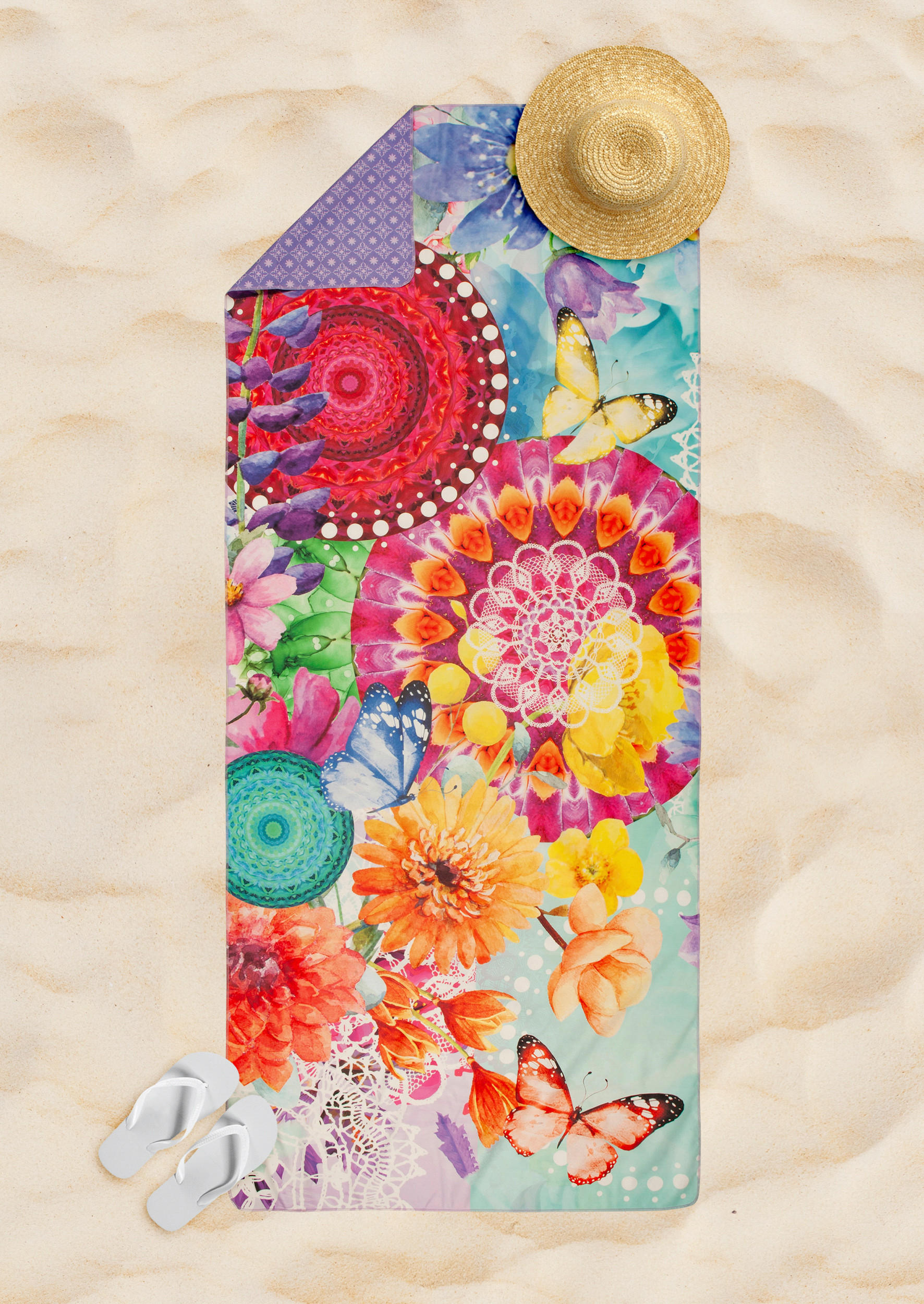 SPORTHANDTUCH 75/180 cm Multicolor  - Multicolor, Trend, Textil (75/180cm)