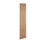 GARDEROBENPANEEL  in 25/160/7 cm  - Schwarz/Eiche Artisan, MODERN, Holzwerkstoff/Textil (25/160/7cm) - Xora