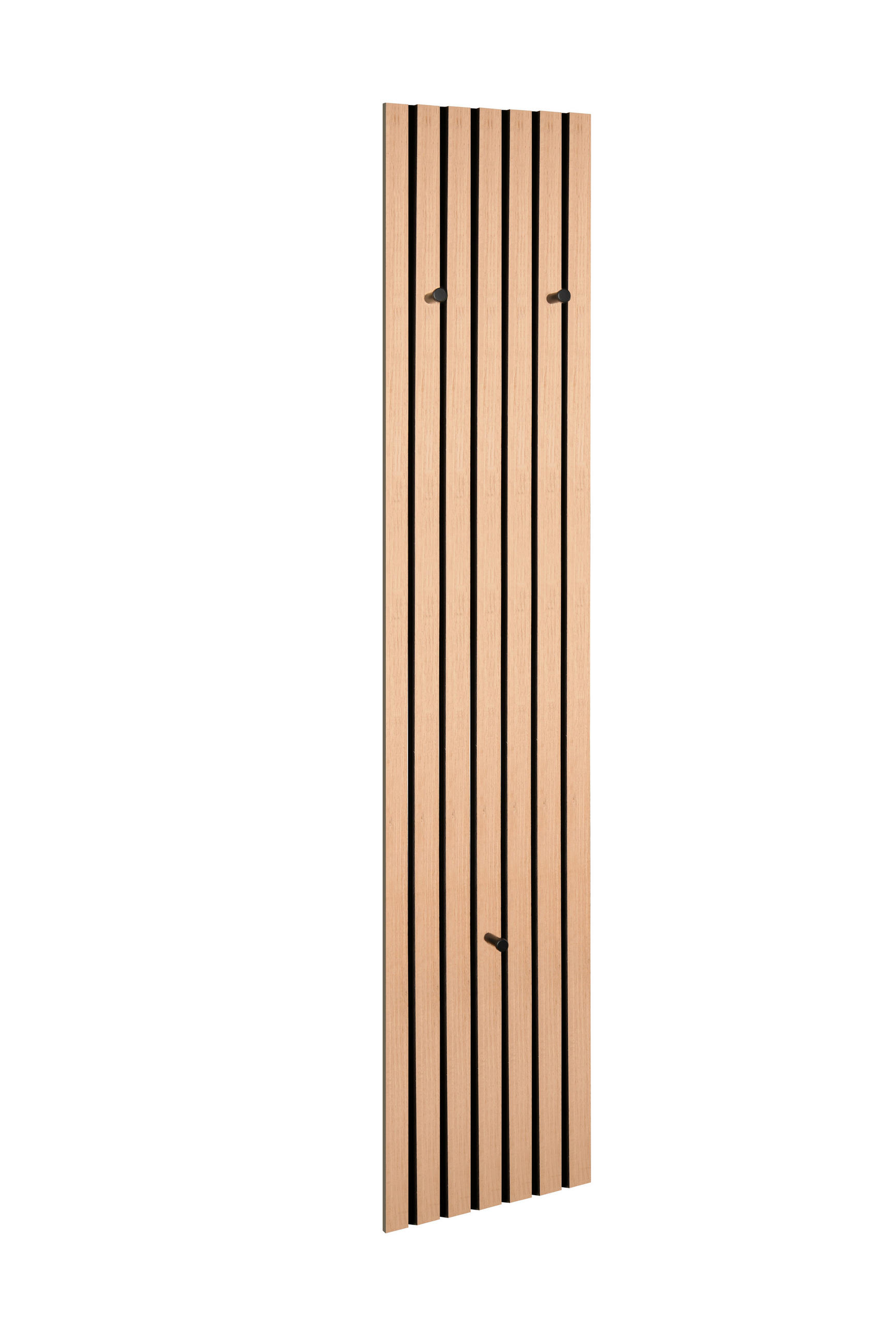 E-shop Xora VEŠIAKOVÝ PANEL, čierna, dub artisan, 25/160/7 cm