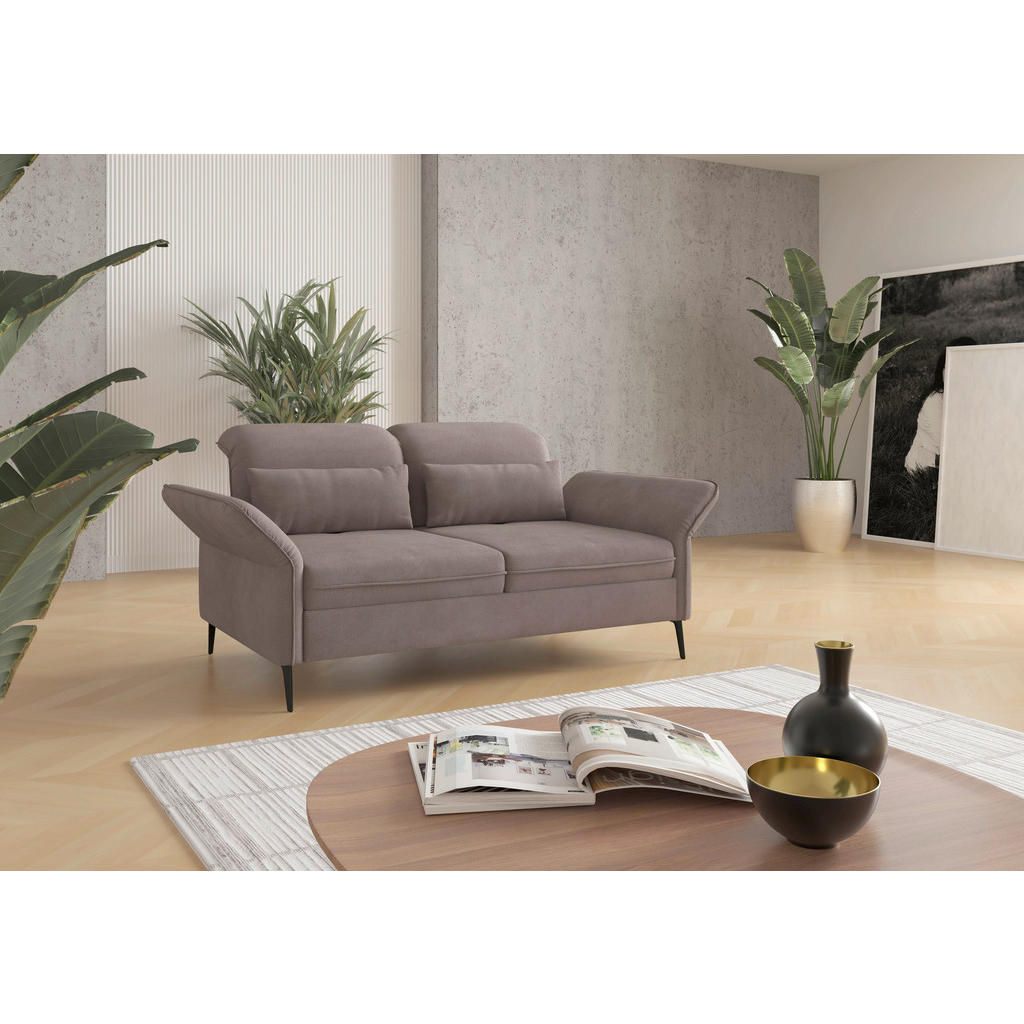 Sit & More TROJMIESTNA POHOVKA, textil, taupe
