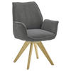ARMLEHNSTUHL  in Cord  - Wildeiche/Eichefarben, Design, Holz/Textil (63/91/65cm) - Musterring