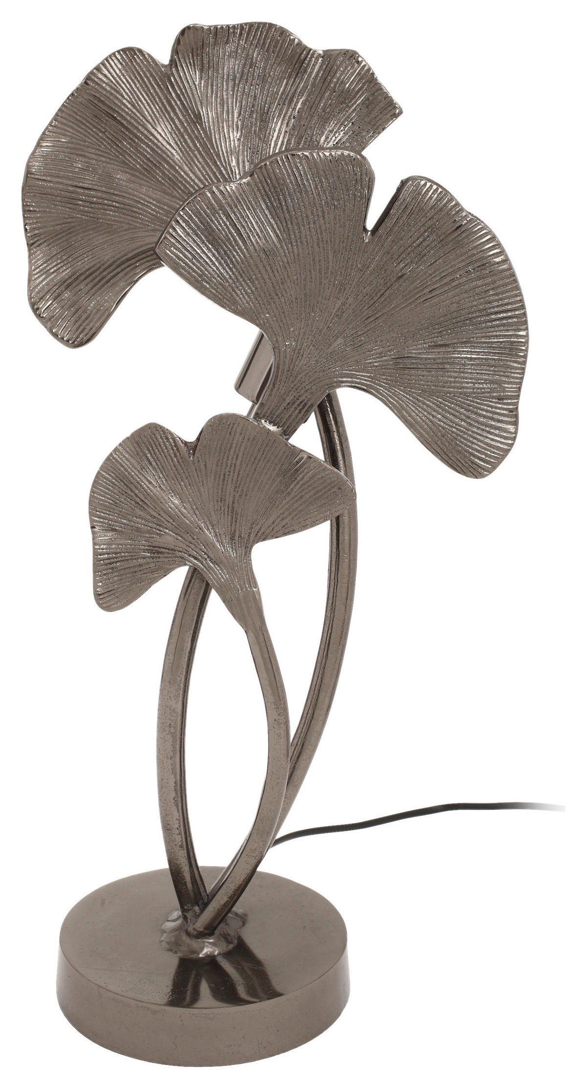 TISCHLEUCHTE 16/28/52 cm   - Schwarz, Trend, Kunststoff/Metall (16/28/52cm) - Kayoom