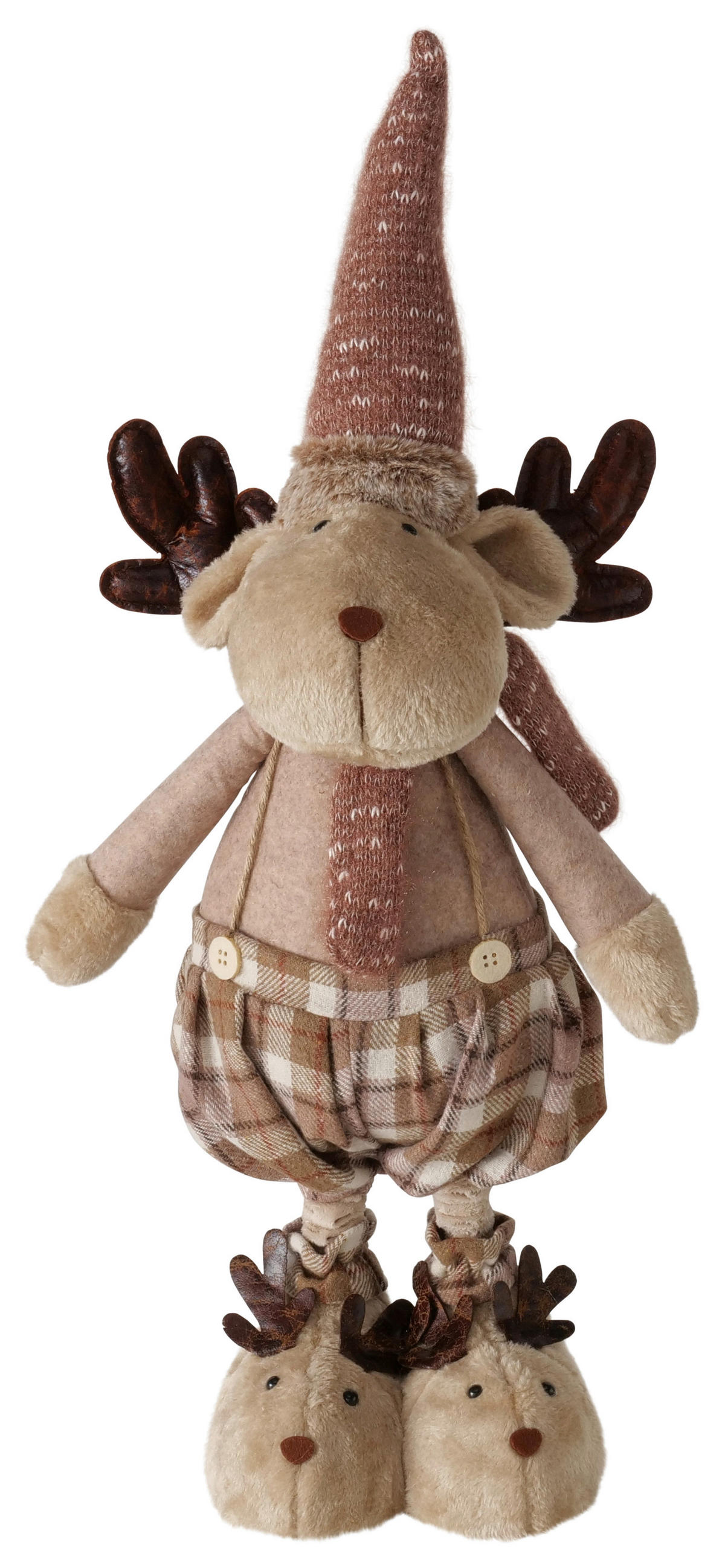 DEKORENTIER - Braun, Lifestyle, Textil/Stein (32/17/112cm)