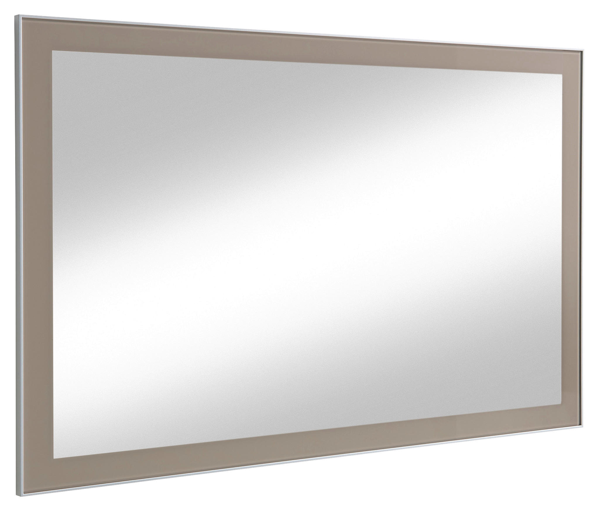 WANDSPIEGEL 120/77/5 cm    - Taupe, Design, Glas (120/77/5cm) - Novel
