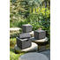 GARTENHOCKER - Graphitfarben, Design, Kunststoff/Textil (42/42/39cm) - ALLIBERT