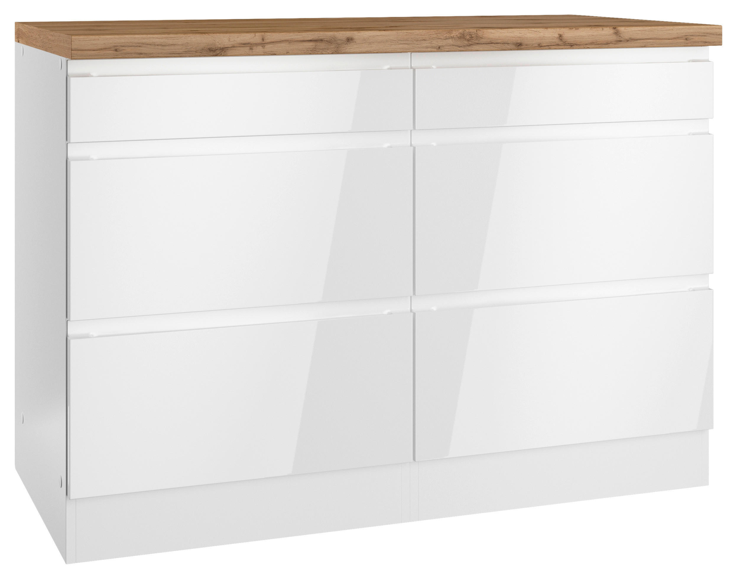 B&Auml;NKSK&Aring;P 120/86/60 cm i vit, ek Wotan, vit h&ouml;gglans 86/120/60 cm