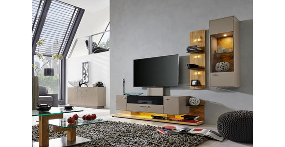 REGAL in 108/16,3/28,3 cm Eichefarben - Eichefarben, Design, Holz/Holzwerkstoff (108/16,3/28,3cm) - Moderano
