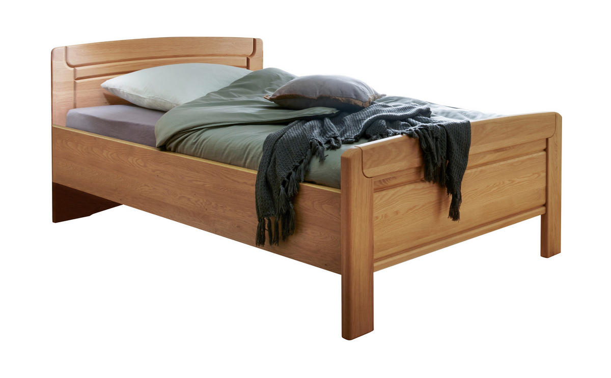 BETT 90/200 cm  in Eichefarben  - Eichefarben, KONVENTIONELL, Holz/Holzwerkstoff (90/200cm) - Venda