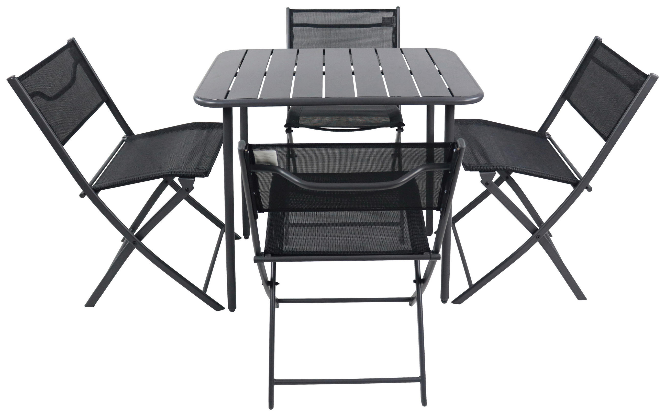 UTESET  - svart, Modern, metall/textil - Ambia Garden