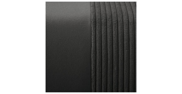 SCHLAFSOFA  in Cord, Velours Dunkelgrau  - Dunkelgrau/Buchefarben, KONVENTIONELL, Holz/Textil (191/92/89cm) - Carryhome