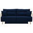 SCHLAFSOFA in Textil Edelstahlfarben, Dunkelblau - Edelstahlfarben/Naturfarben, KONVENTIONELL, Holz/Textil (200/92/95cm) - Venda SCHLAFSOFA in Textil Edelstahlfarben, Dunkelblau - Edelstahlfarben/Naturfarben, KONVENTIONELL, Holz/Textil (200/92/95cm) - Venda