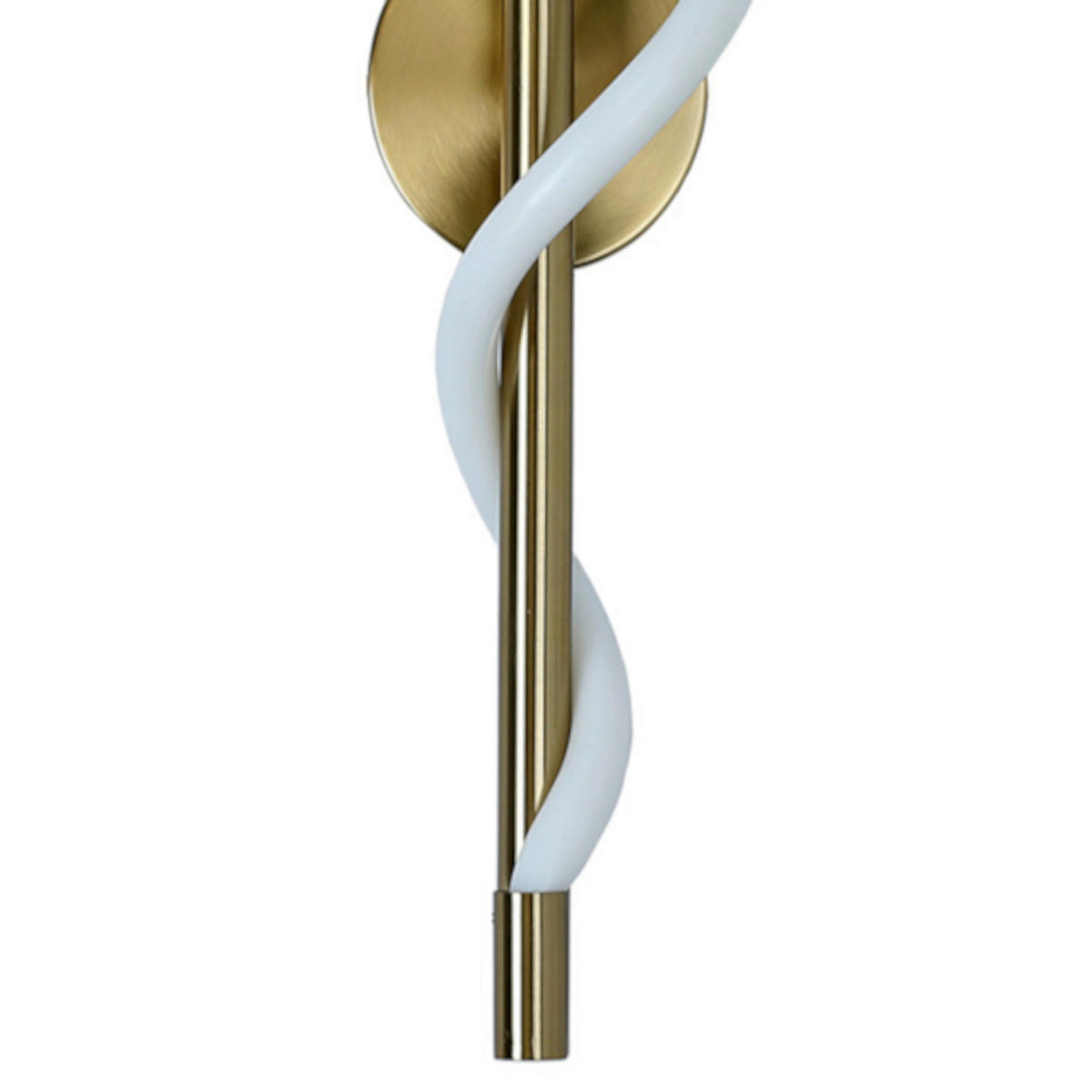 LED-WANDLEUCHTE Meleca  14.5/60/12 cm  - Goldfarben, Design, Metall (14.5/60/12cm)