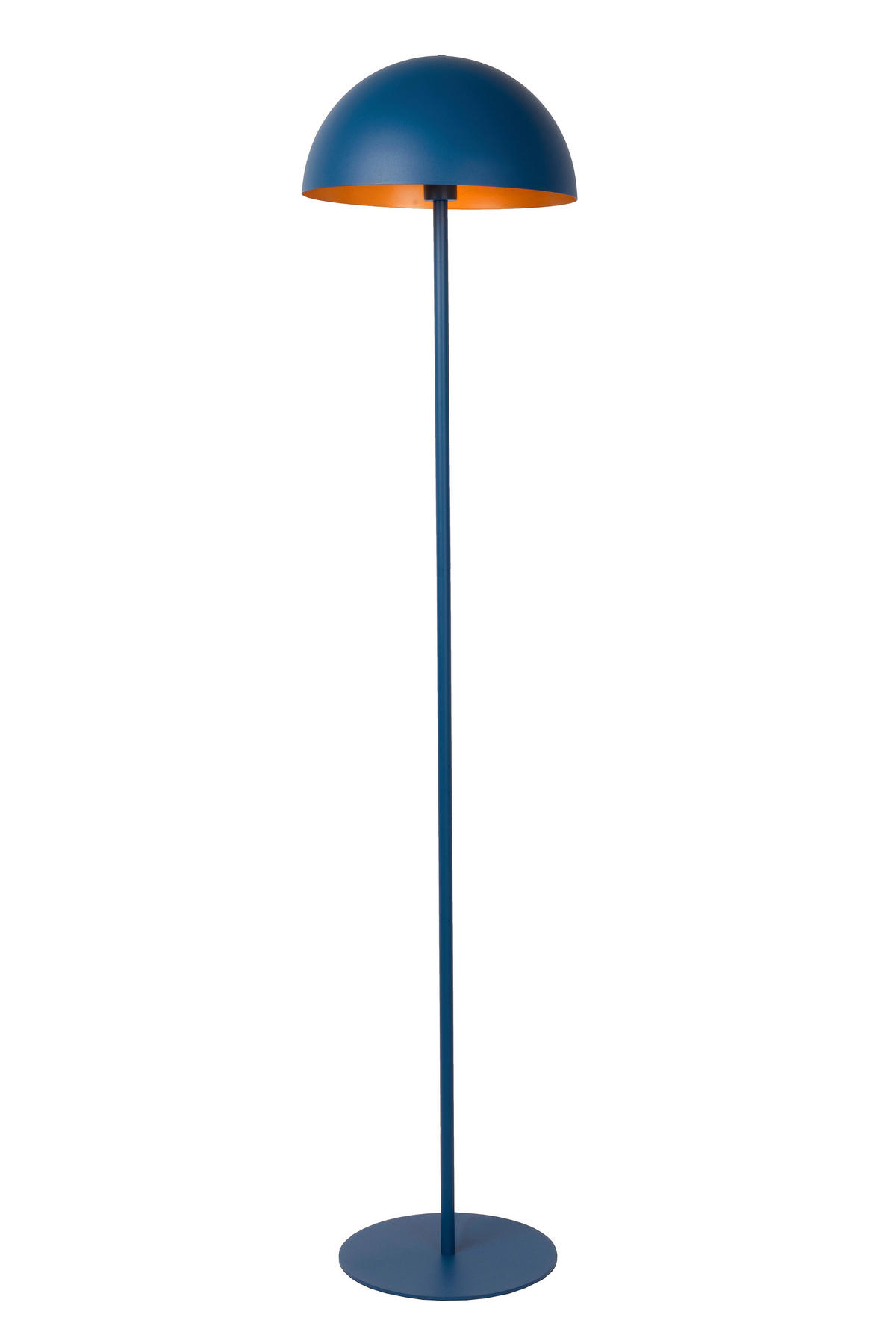 STEHLEUCHTE 160/35 cm    - Blau/Messingfarben, Design, Metall (160/35cm) - Lucide