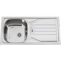 KUCHYNSKÝ BLOK - farba buka/farba ušľachtilej ocele, Modern, kompozitné drevo/plast (280cm) - MID.YOU