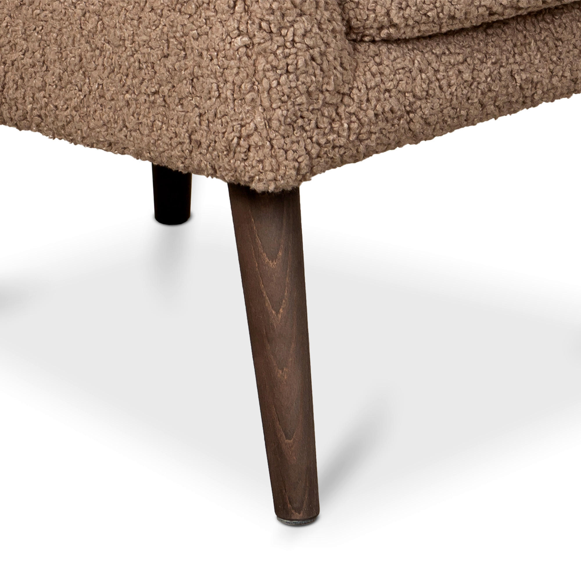 FÅTÖLJ i trä, textil brun, svart  - brun/svart, Design, trä/textil (79/100/86cm) - Best Price