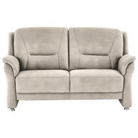 2,5-SITZER  in Mikrofaser Creme  - Beige/Creme, KONVENTIONELL, Textil/Metall (172/100/89cm) - Beldomo Comfort