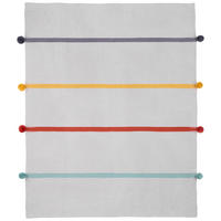 SCHMUSEDECKE STRIPES  80/100 cm  - Multicolor/Grau, Trend, Textil (80/100cm) - Patinio