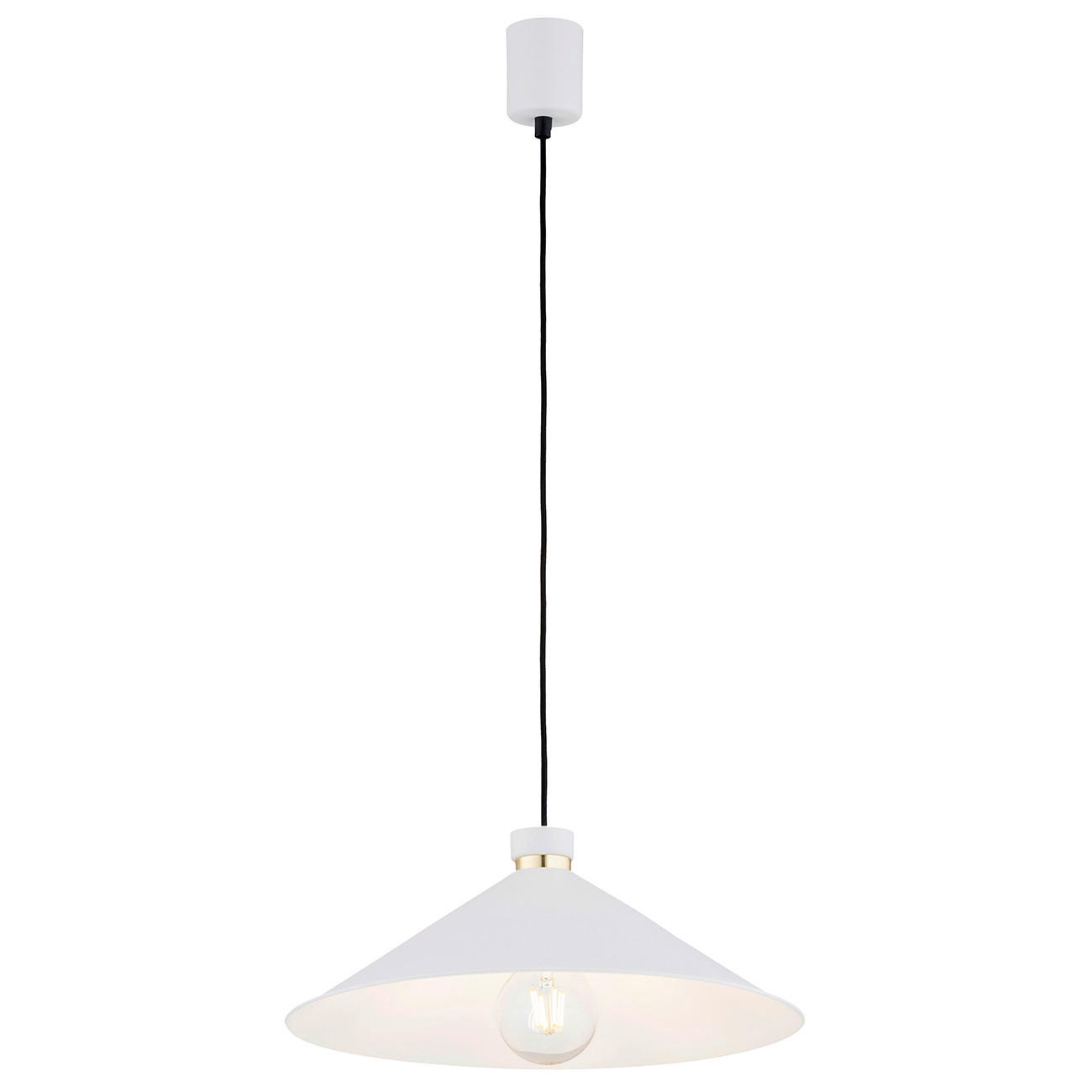 HÄNGELEUCHTE Argon Nashville 103/40/40 cm   - Goldfarben/Weiß, Basics, Metall (103/40/40cm)