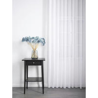 Perdea Tip Plasă  - alb, Basics, textil (300cm)
