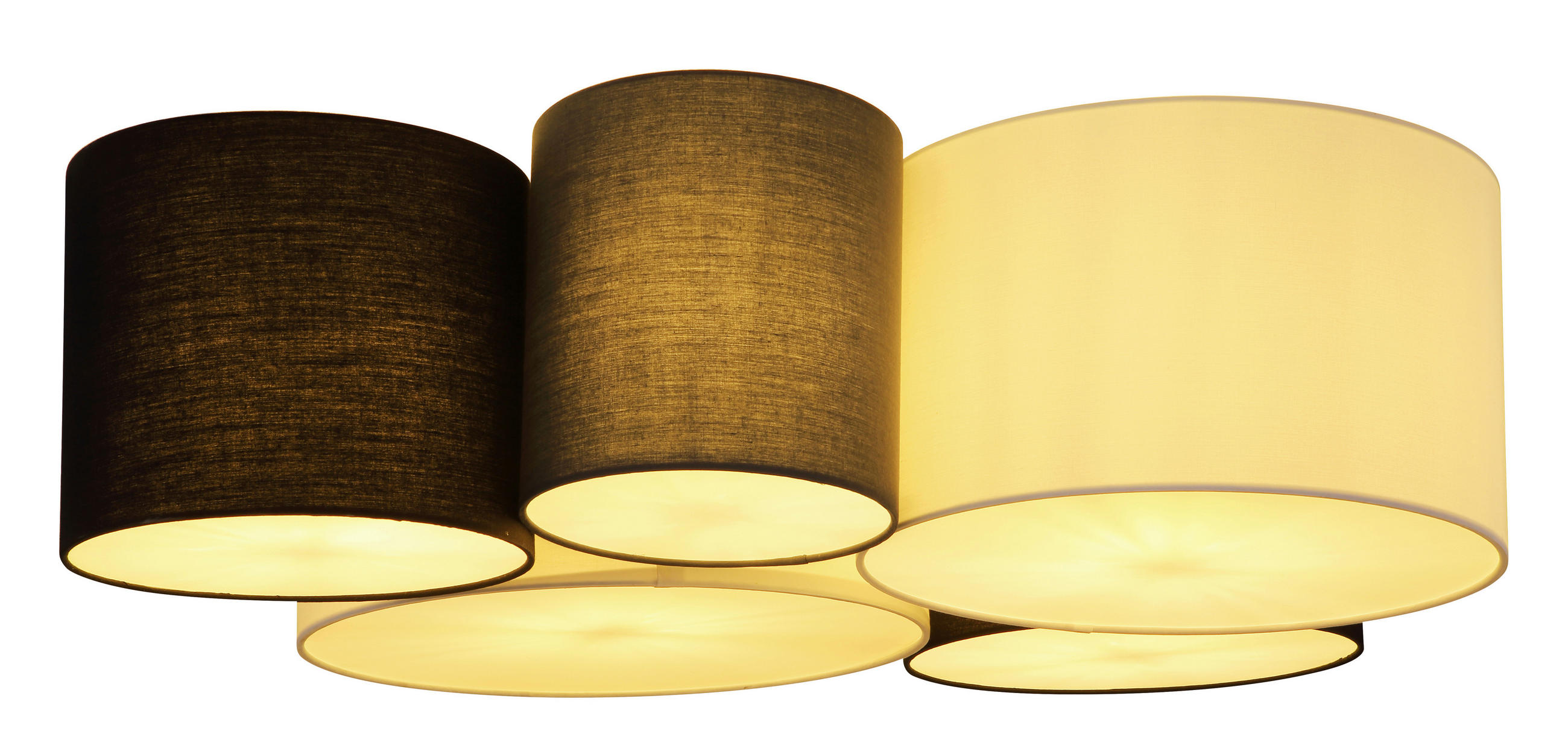 TAKLAMPA 90/76/26 cm  - vit/opal, Lifestyle, metall/textil (90/76/26cm) - Globo