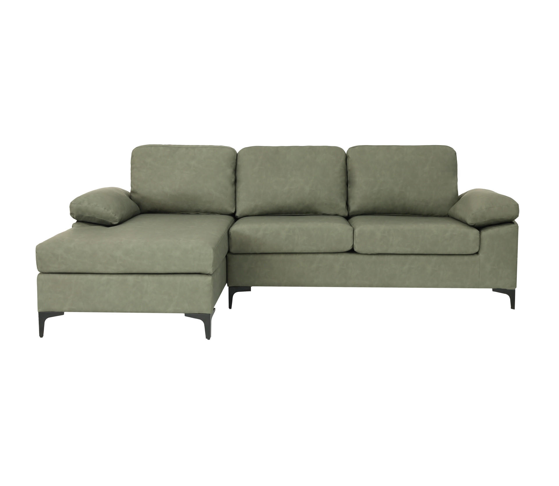 MID.YOU ROHOVÁ SEDACIA SÚPRAVA, textil, zelená