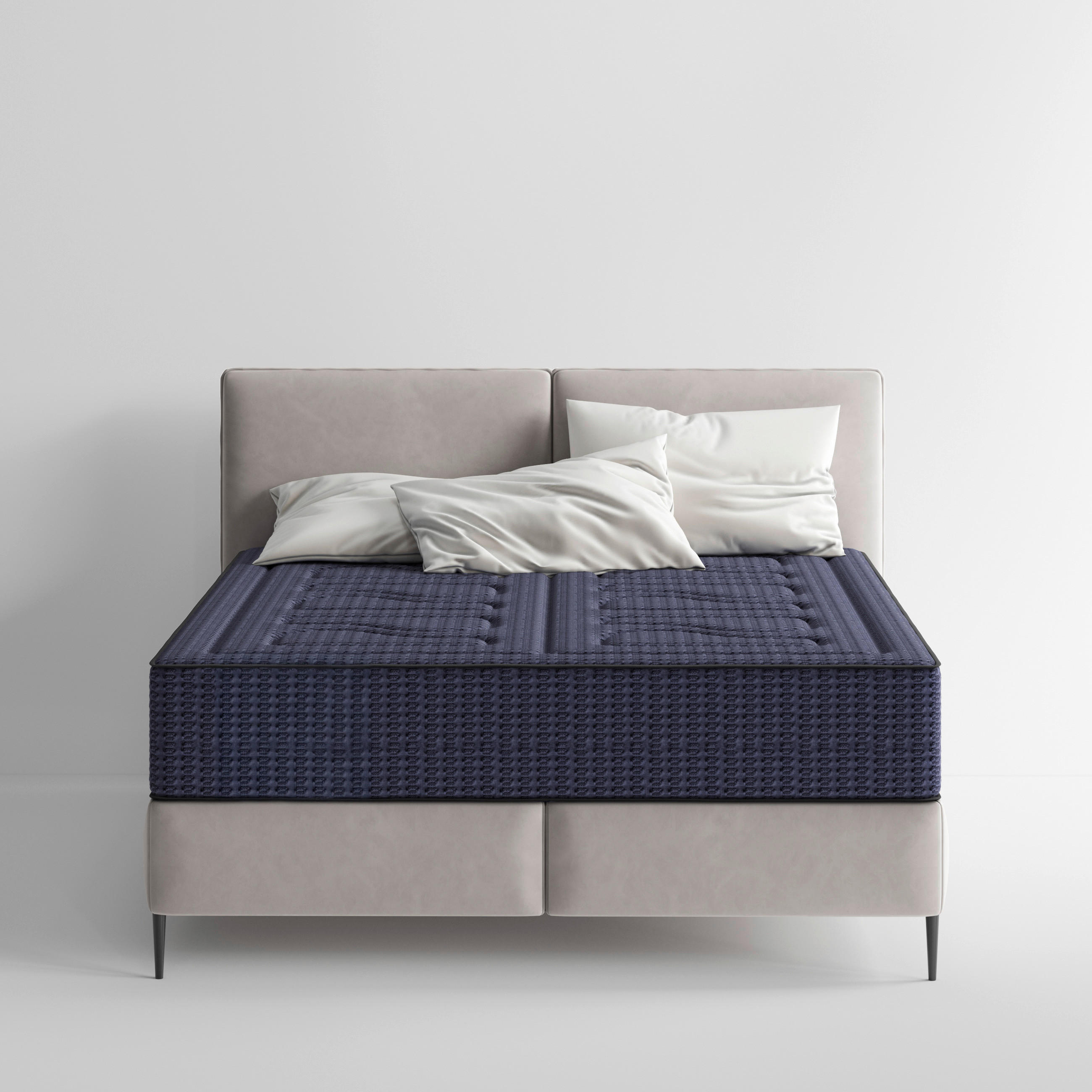 Livetastic Boxspringmatratze Harmony H3 Dunkelblau 180x200 cm