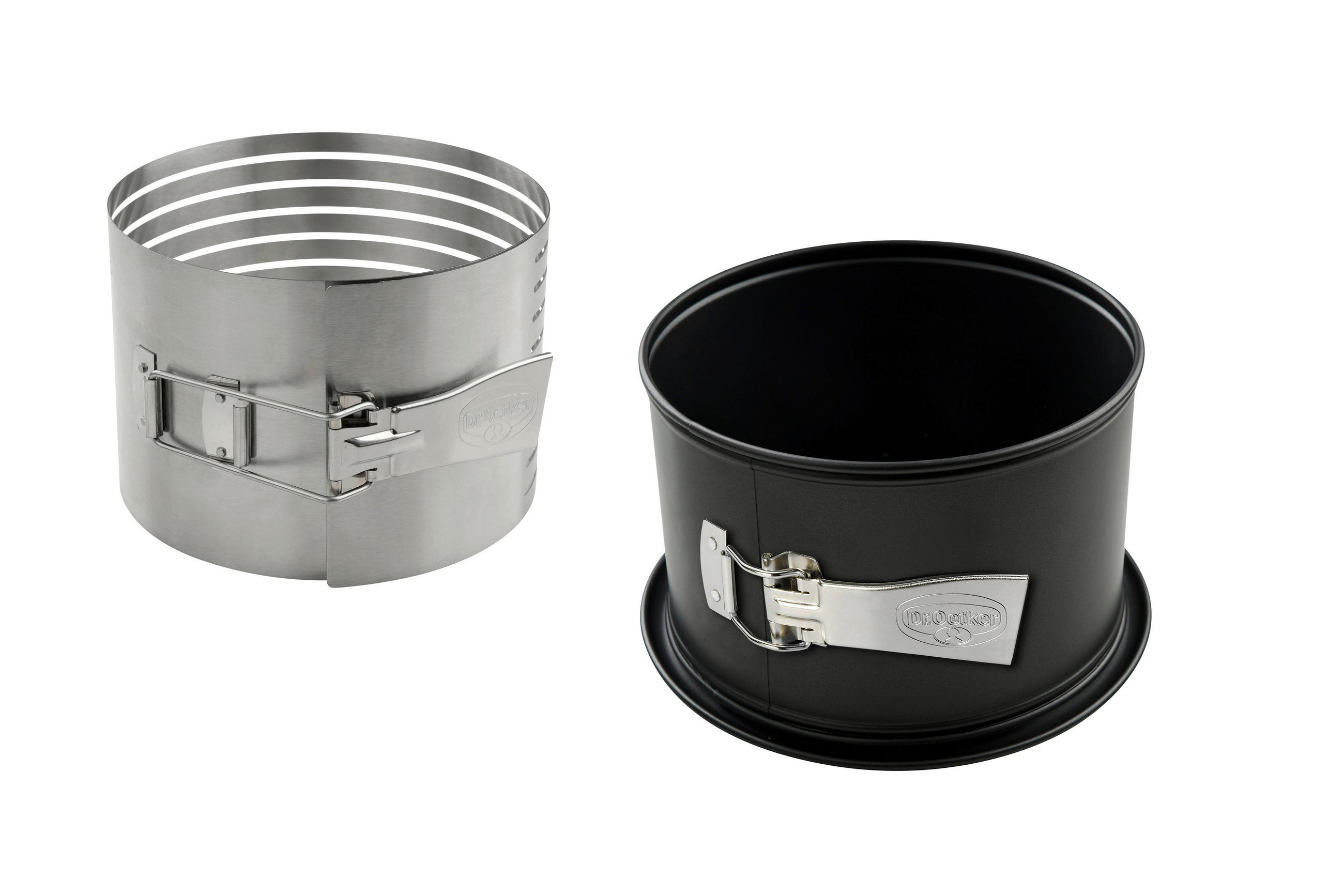 SPRINGFORM  - Edelstahlfarben/Schwarz, Basics, Metall - Dr.Oetker