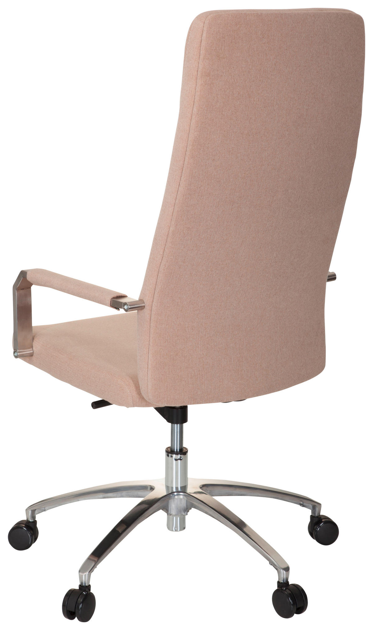 DREHSTUHL Flachgewebe Beige  - Beige/Alufarben, MODERN, Kunststoff/Textil (56/131/67cm) - MID.YOU