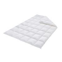 DAUNENDECKE  EIDERDAUNE 140/220 cm 100 % Daunen  - Hellgrau, Basics, Textil (140/220cm)