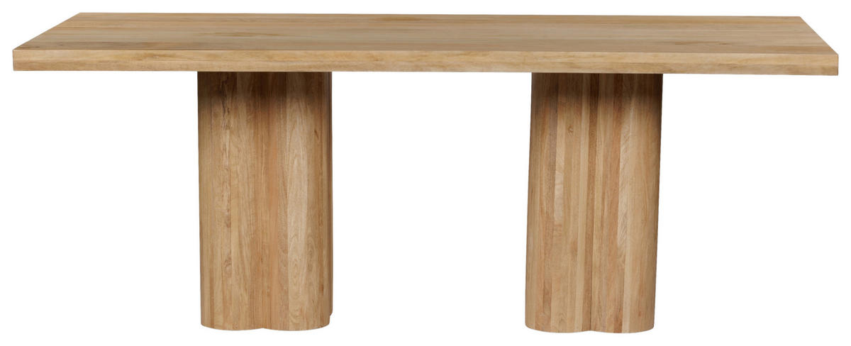 ESSTISCH 200/100/76 cm Echtholz  Holz rechteckig Naturfarben  - Naturfarben, LIFESTYLE, Holz (200/100/76cm) - Niels Andersson