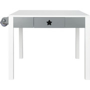 OTROŠKA MIZICA STAR - siva/bela, Basics, leseni material/les (60/67/48cm) - My Baby Lou