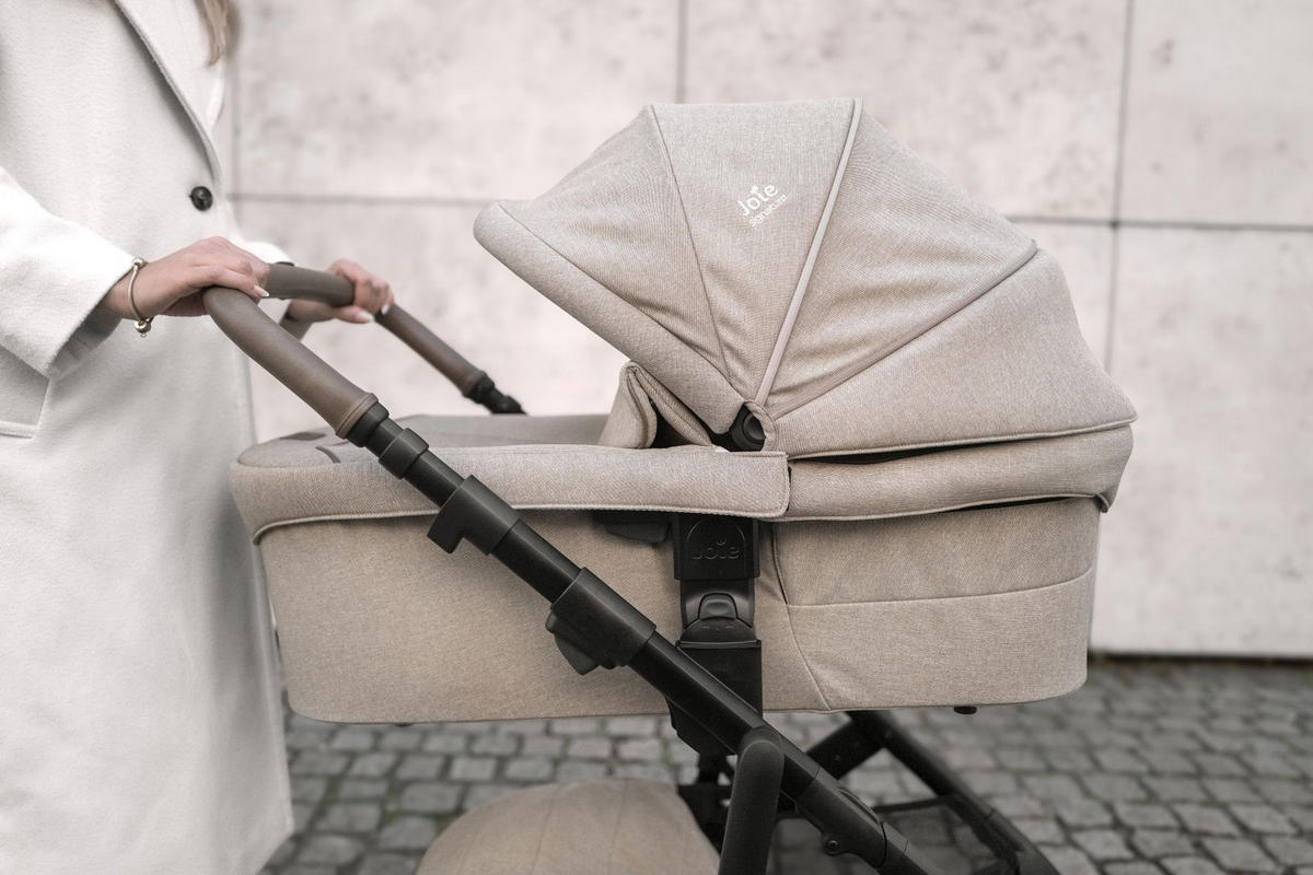 KOMBIKINDERWAGEN  Vinca 2in1  Sandstone  - Schwarz/Cappuccino, Basics, Textil/Metall (65/109/97cm) - JOIE SIGNATURE