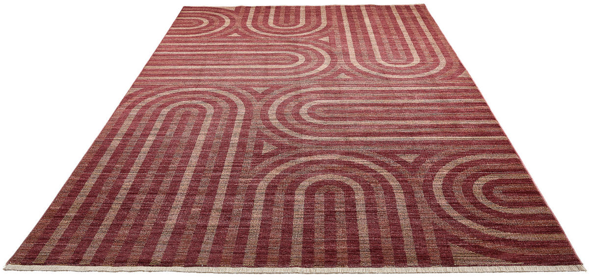 WEBTEPPICH 80/160 cm Bordeaux  - Bordeaux, Design, Textil (80/160cm) - Novel