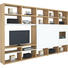 WOHNWAND in Naturfarben, Weiß - Naturfarben/Weiß, Design, Glas/Holz (353/216/40cm) - Now by Hülsta WOHNWAND in Naturfarben, Weiß - Naturfarben/Weiß, Design, Glas/Holz (353/216/40cm) - Now by Hülsta
