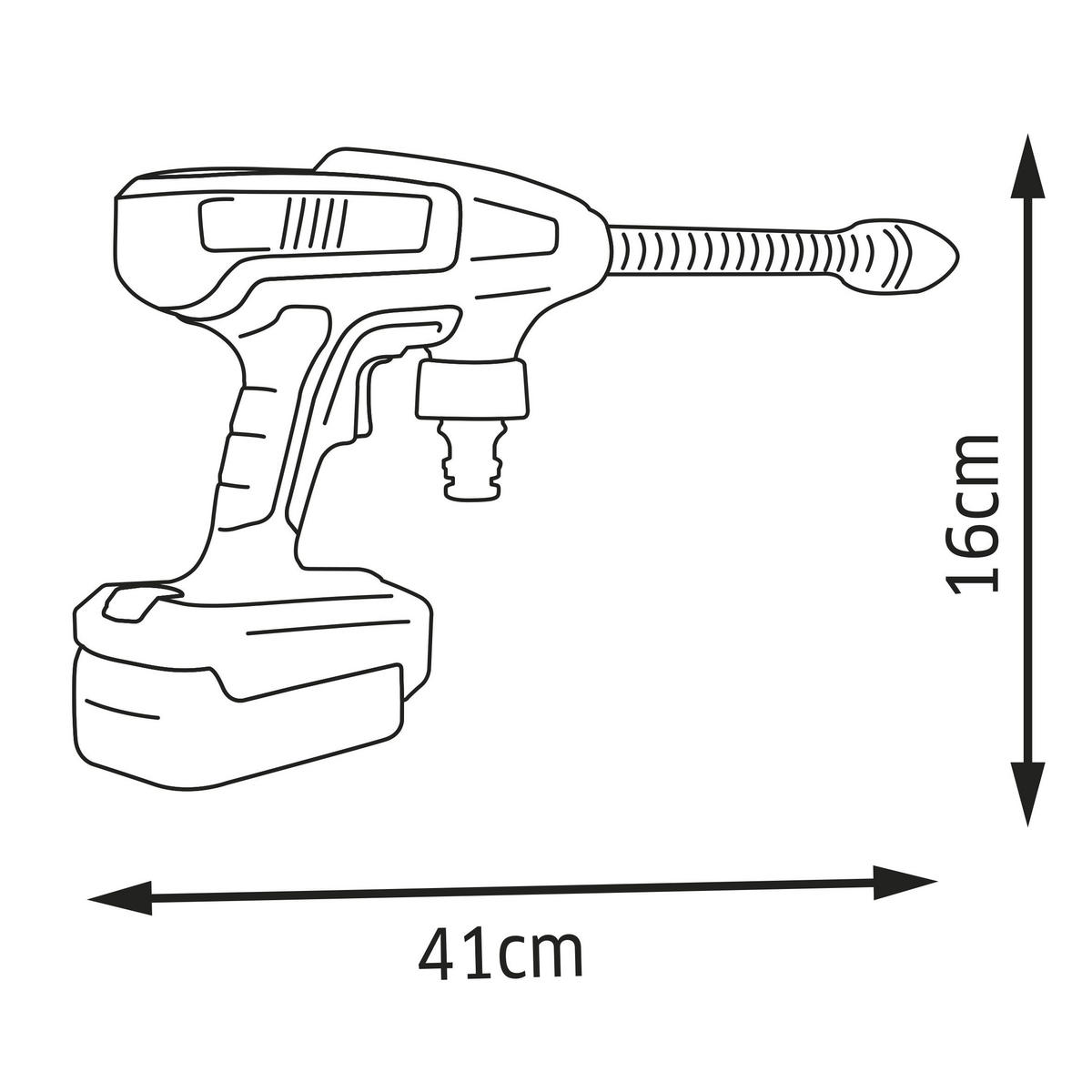 KÄRCHER MITTELDRUCKREINIGER - Gelb/Schwarz, Basics, Kunststoff (7/24/17cm) - SMOBY