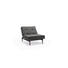 SESSEL Grau - Ulmefarben/Dunkelbraun, Design, Holz/Textil (90/79/115cm) - Innovation