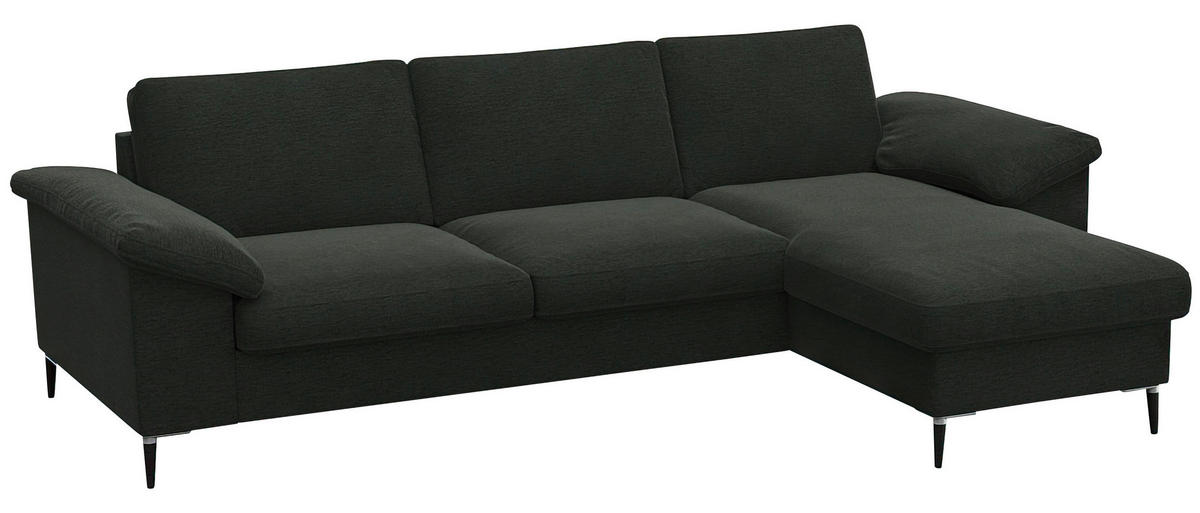 Freisteller von Livetastic ECKSOFA Waldgrün Flachgewebe.