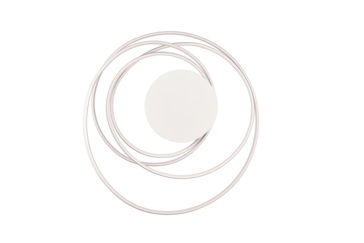 LED-DECKENLEUCHTE Nala 72/35 cm   - Weiß, Design, Metall (72/35cm) - Trio Leuchten