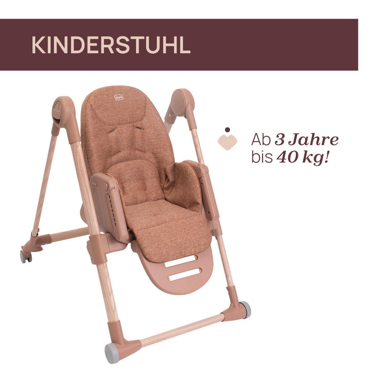 HOCHSTUHL Polly Armonia  - Terracotta, Basics, Kunststoff (57/79-104/90cm) - Chicco