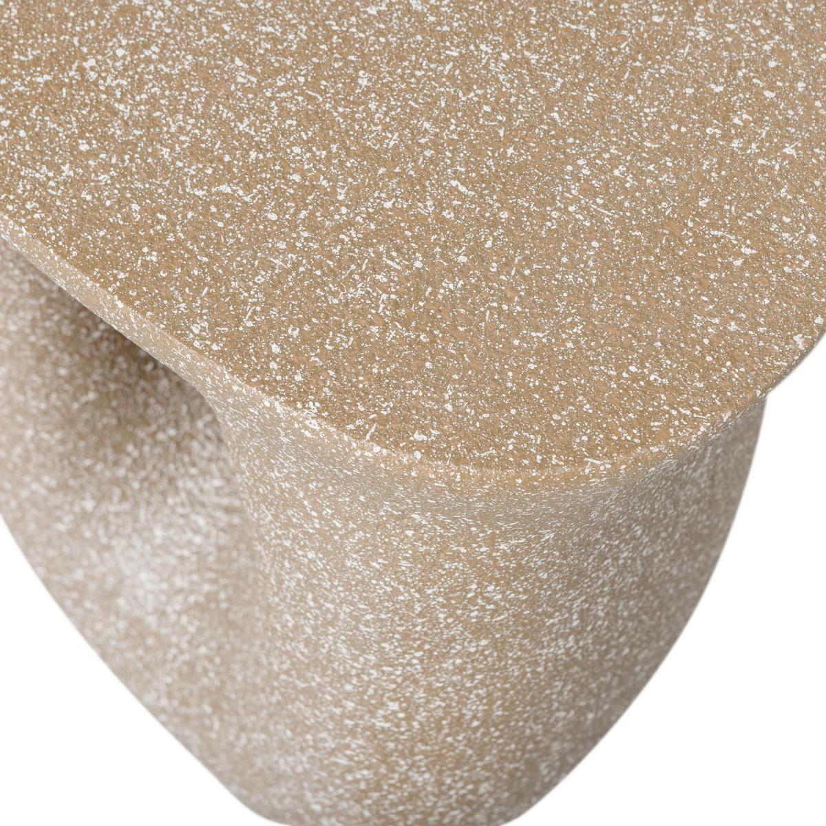 BEISTELLTISCH 42/33/45 cm Moson Beige organisch  - Beige, Design, Keramik/Metall (42/33/45cm) - Livetastic