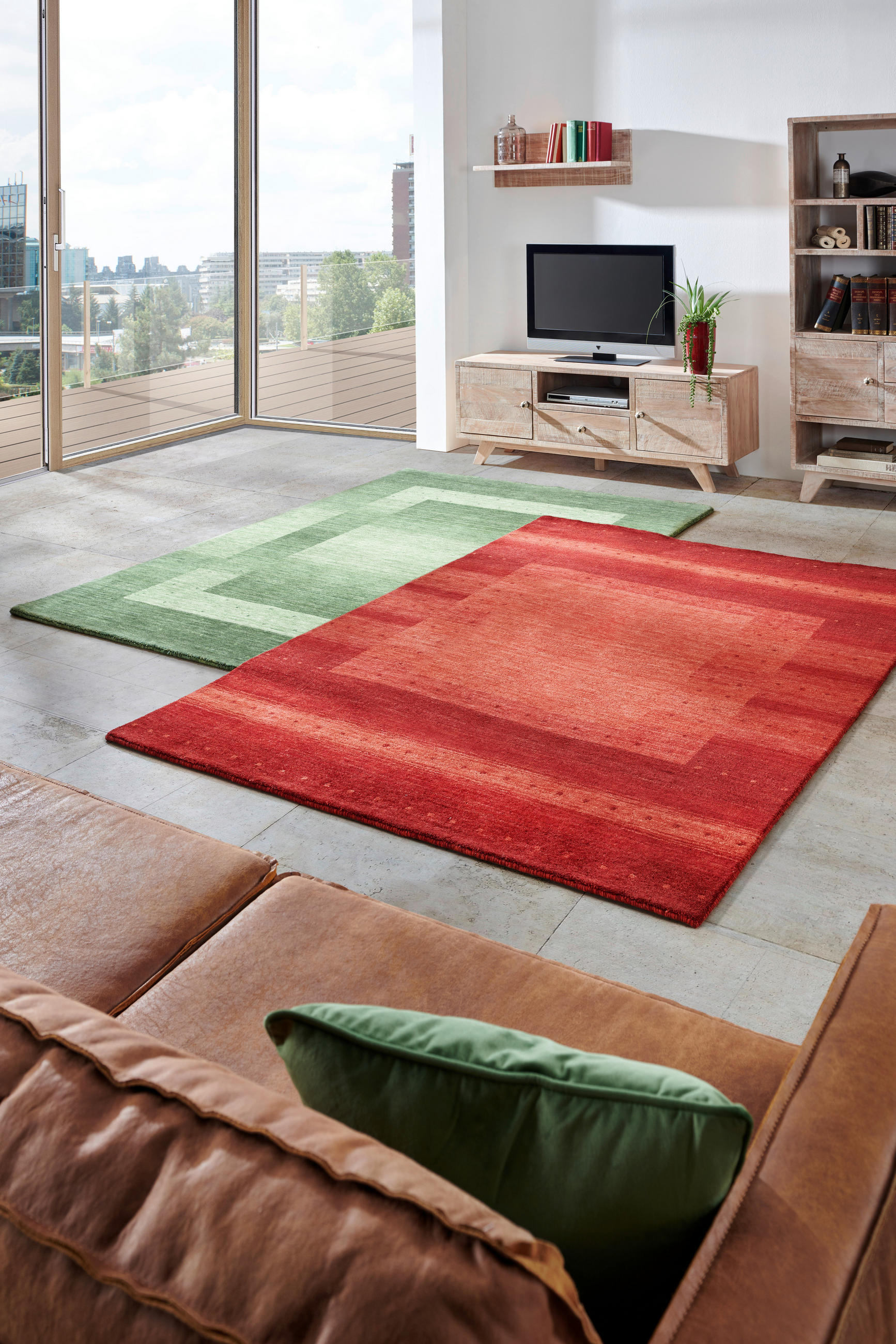 ORIENTÁLNÍ KOBEREC, 70/140 cm, červená - červená, Konvenční, textil (70/140cm) - Cazaris