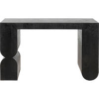 KONSOLENTISCH Eiche furniert Schwarz  - Schwarz, MODERN, Holz (120/76/38cm) - Kare-Design