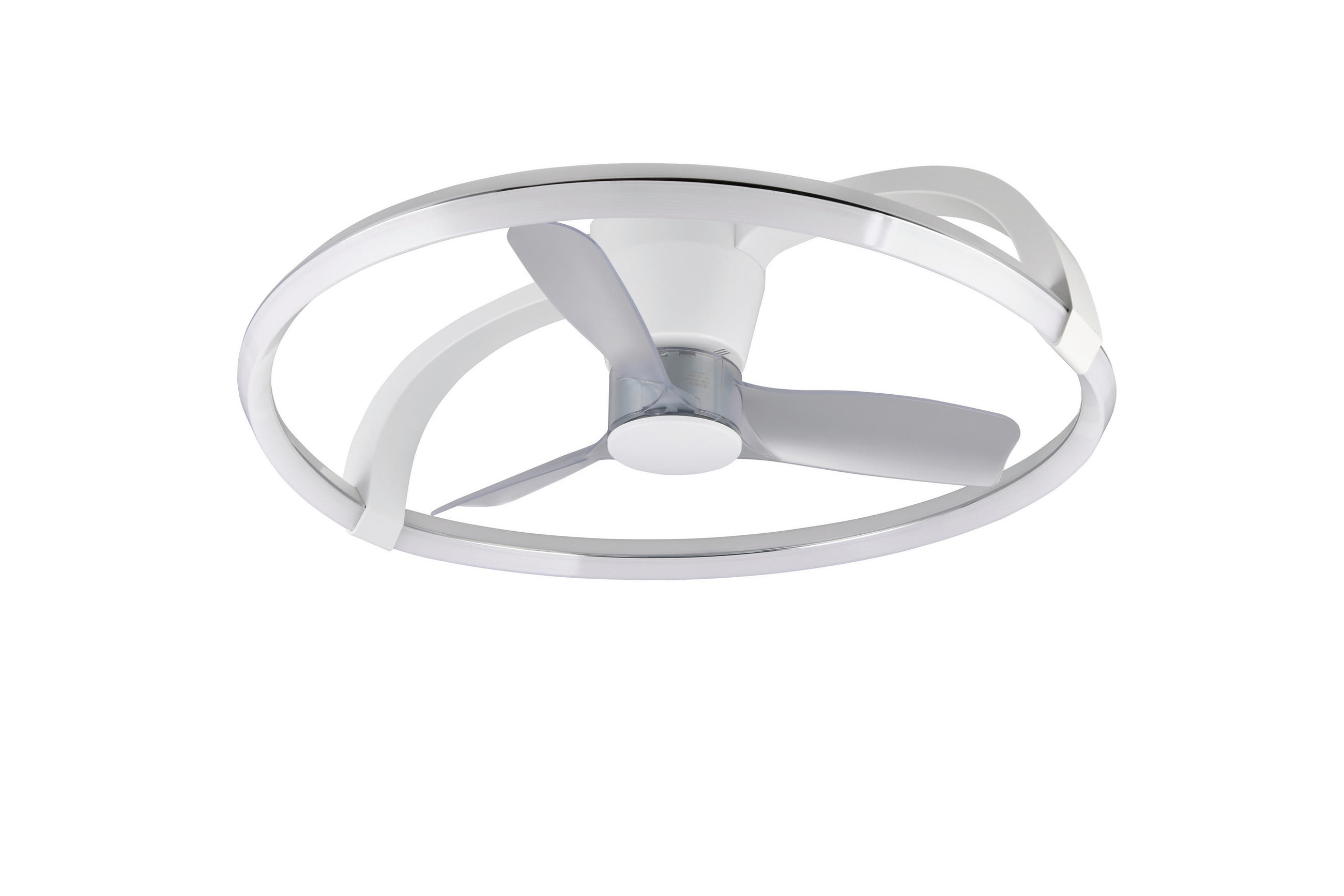 DECKENVENTILATOR  73,5/23 cm    - Weiss, Design, Kunststoff (73,5/23cm)