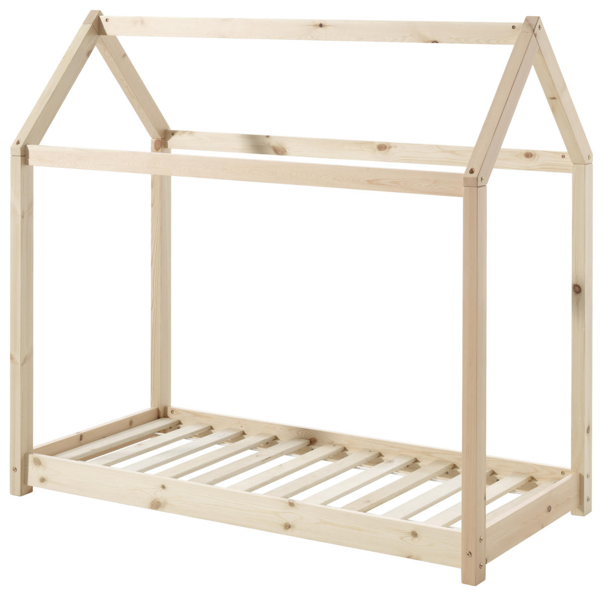 Montessori-Bett Lattenrost 70/140 cm  in Naturfarben  - Naturfarben, MODERN, Holz (70/140cm) - MID.YOU