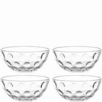MÜSLISCHALENSET Cucina Optic 4-teilig  - Transparent, Design, Glas (14,00/6,50/14,00cm) - Leonardo