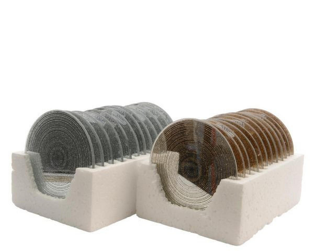 DEKOTELLER - Silberfarben/Goldfarben, LIFESTYLE, Glas (10cm)