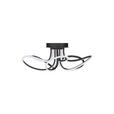 LED-DECKENLEUCHTE 58/22 cm   - Silberfarben, Trend, Kunststoff/Metall (58/22cm) - Novel