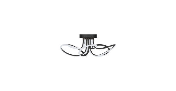 LED-DECKENLEUCHTE 58/22 cm   - Silberfarben, Trend, Kunststoff/Metall (58/22cm) - Novel